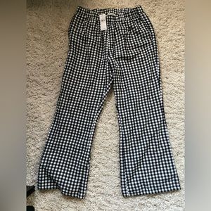 Checkered flared pants American eagle